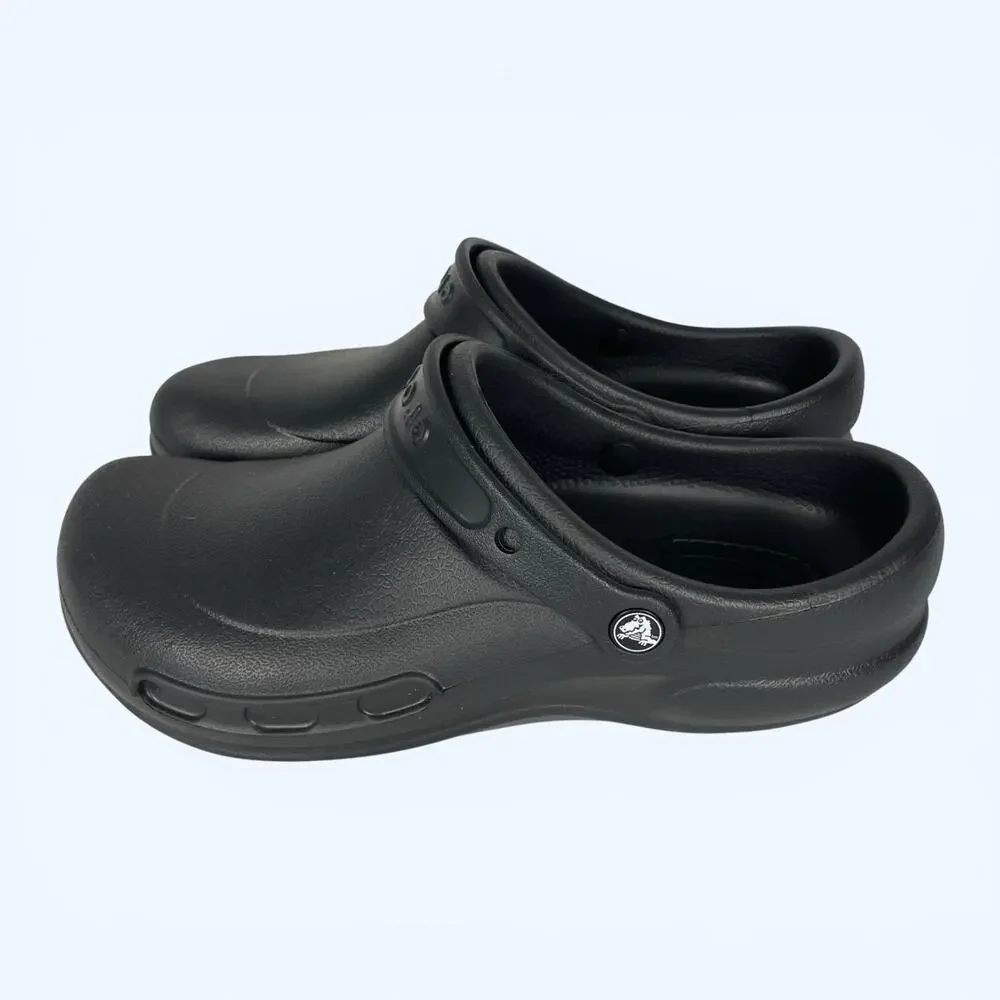 Crocs at Work Bistro Clog Slip Resistant M10, W12 Black 10075-001